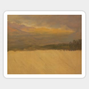 Mountainous Landscape by Frederic Edwin Church Magnet